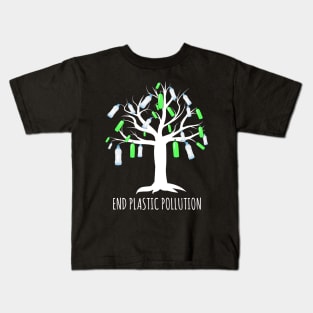 End Plastic Pollution Kids T-Shirt